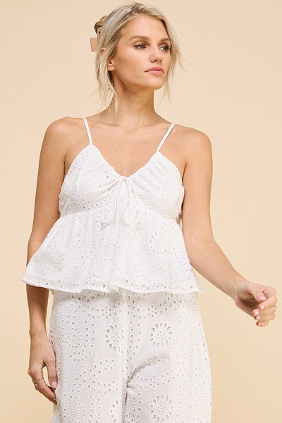 Mimi Eyelet Top