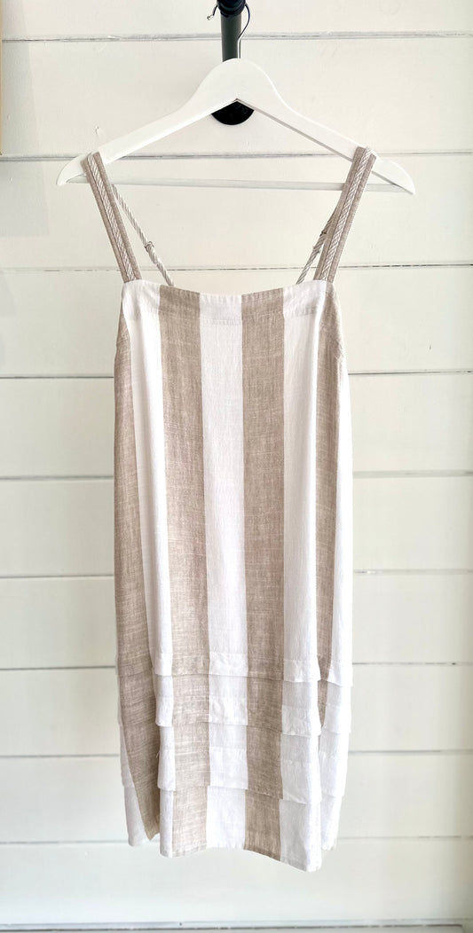 Celine Stripe Mini Dress