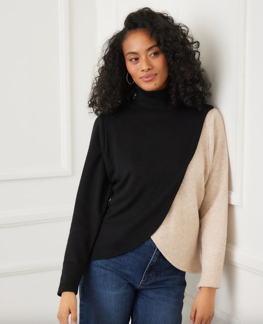 Crossover Colorblock Top