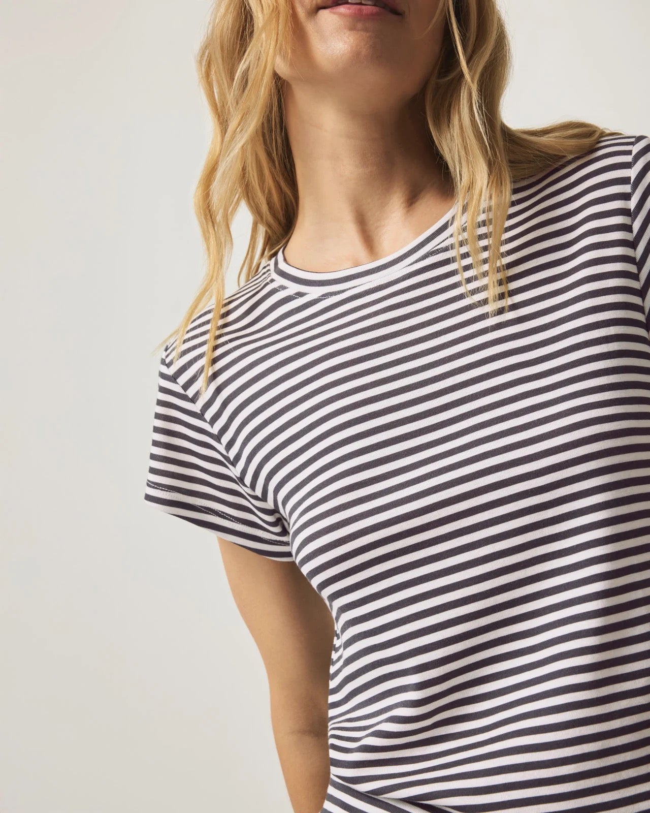 Faye Crewneck Stripe Tee