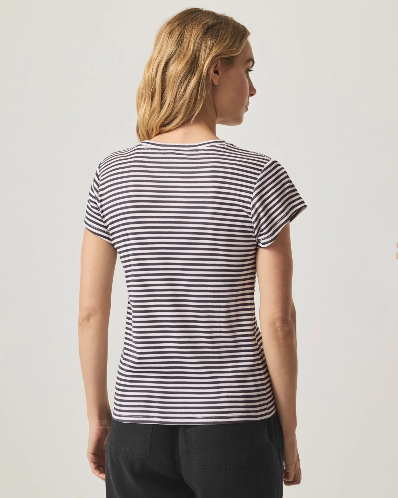 Faye Crewneck Stripe Tee