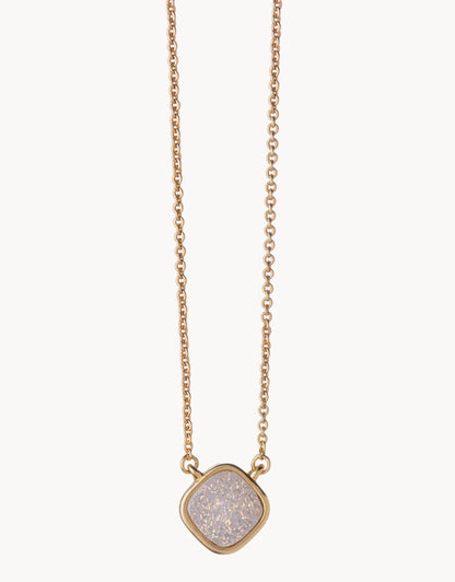 SLV Necklace 18" Breathe/Cream Druzy