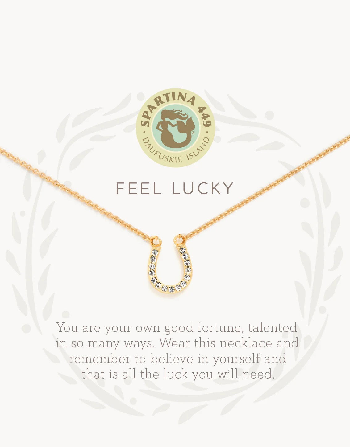 SLV Necklace 18" Feel Lucky/Horseshoe