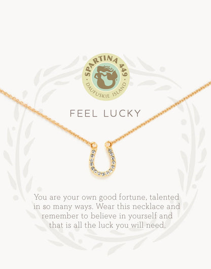 SLV Necklace 18" Feel Lucky/Horseshoe