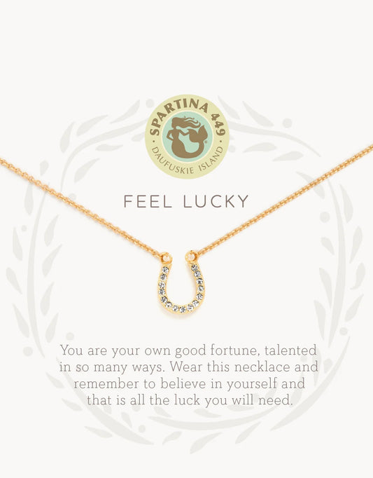 SLV Necklace 18" Feel Lucky/Horseshoe