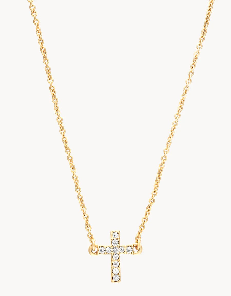 SLV Necklace 18" Have Faith/Cross