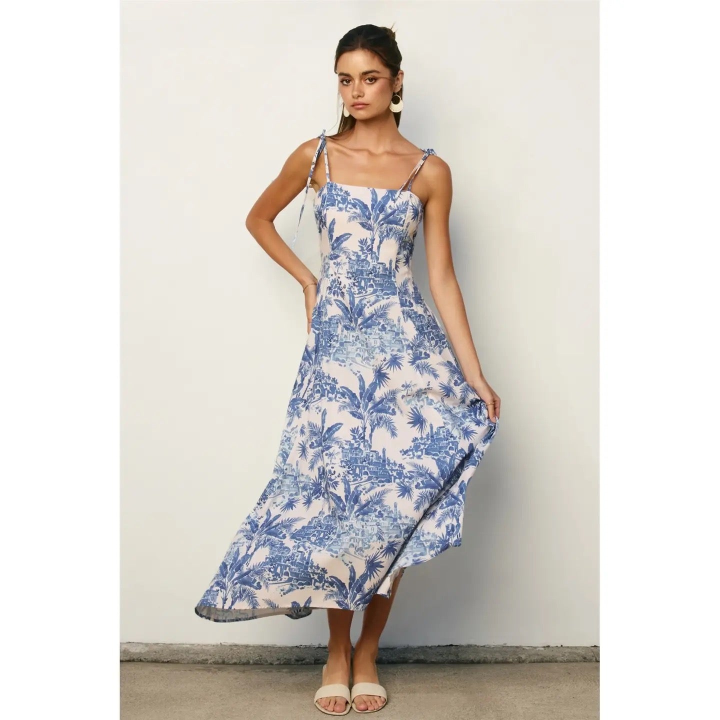 Conversational Midi Dress