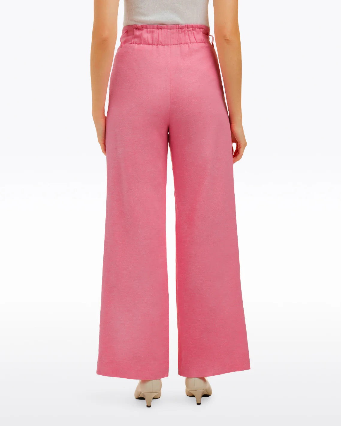 Linen Wide-leg Pants