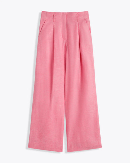 Linen Wide-leg Pants