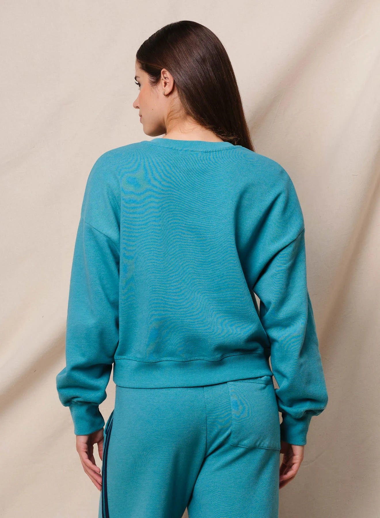 Split Neck Sweatshirt