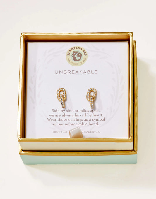 SLV Stud Earrings Unbreakable/Links