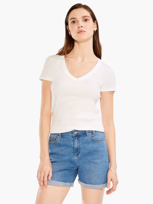 Perfect Knit V Neck T Shirt