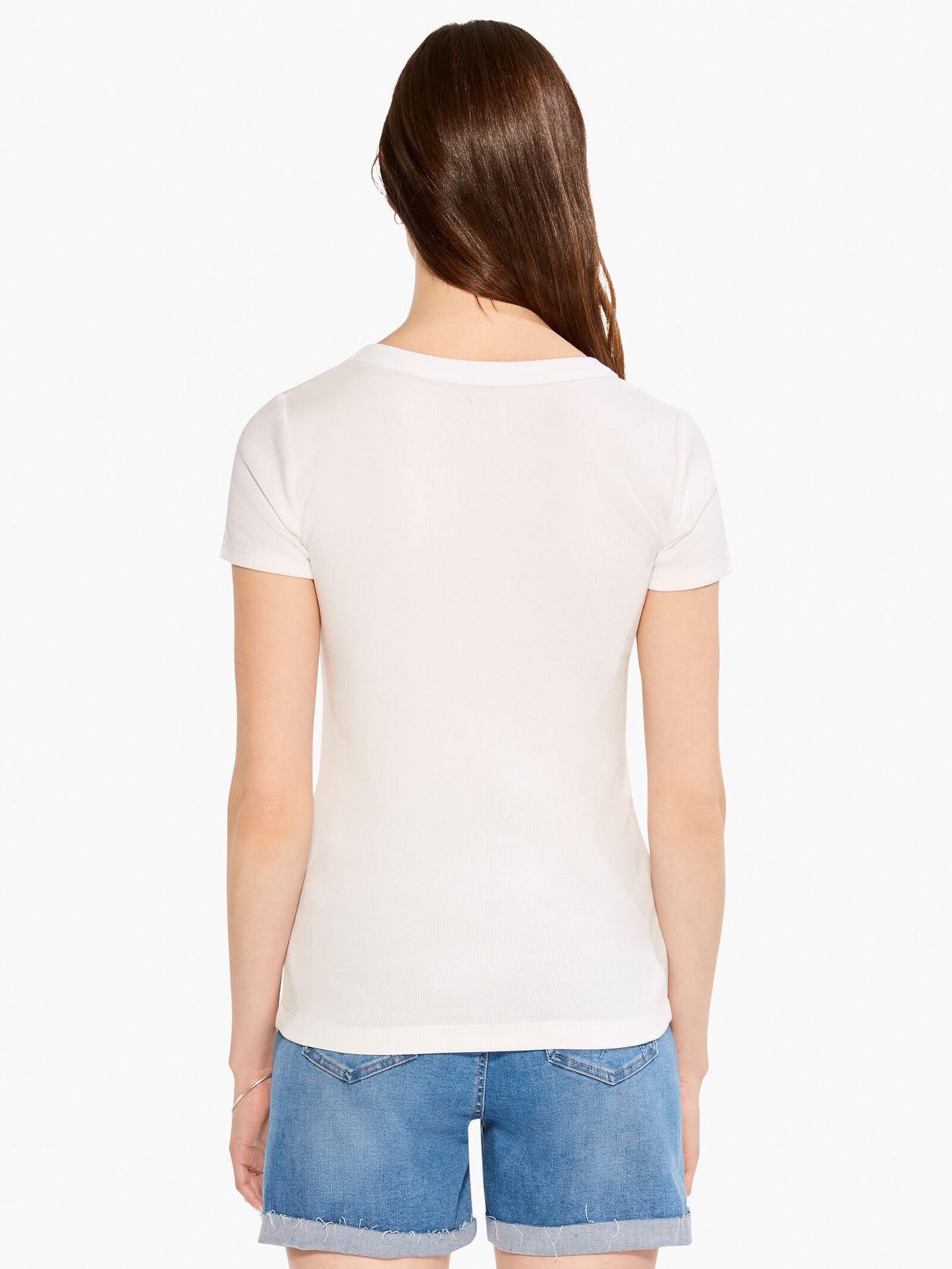 Perfect Knit V Neck T Shirt
