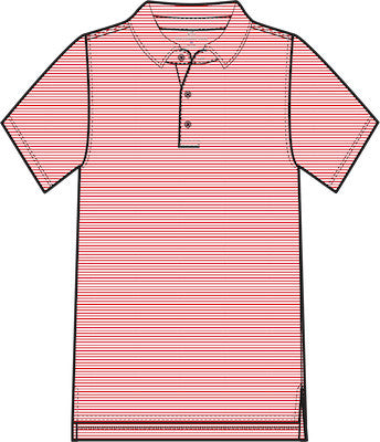 Brrreeze Meadowbrook Stripe Polo