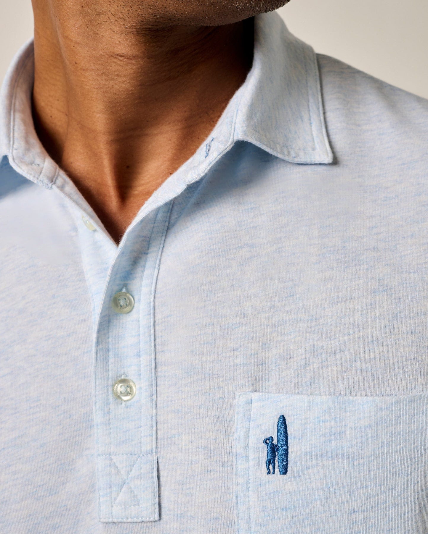 Original 4-Button Polo - Heathered 2.0