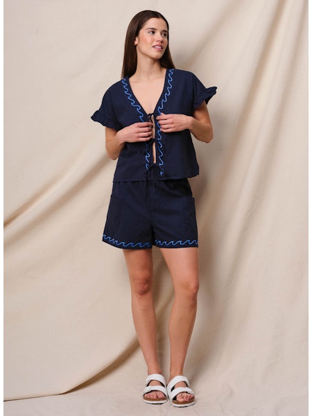 Voile Tie Top