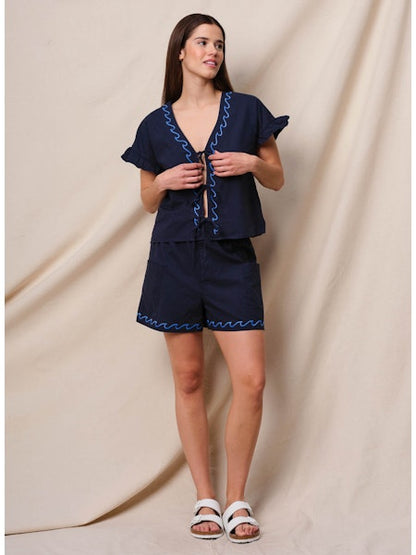 Voile Tie Top