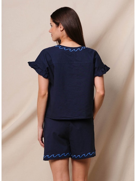 Voile Tie Top