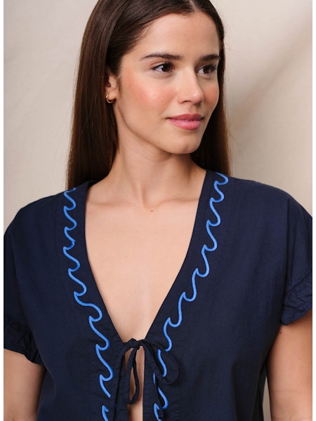 Voile Tie Top