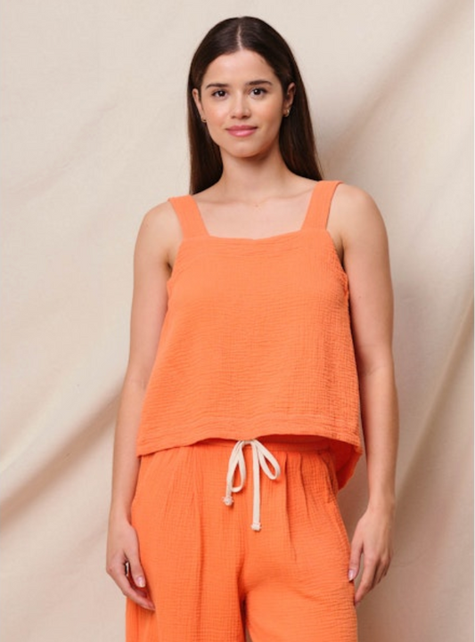 Cross Back Swing Top