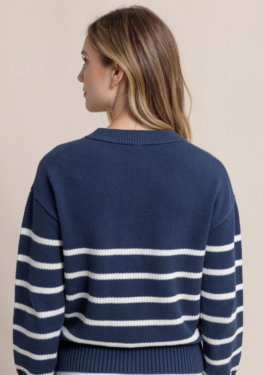 Haisley Stripe Crewneck Sweater