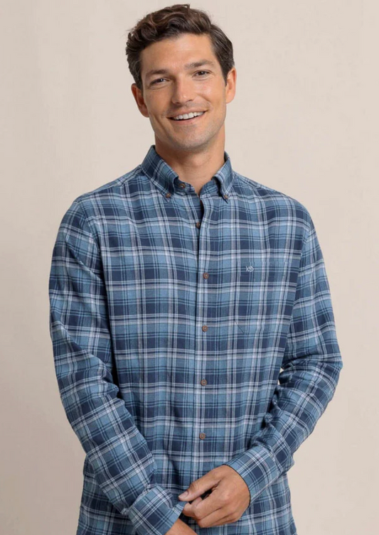 Stillwater Plaid Long Sleeve Sport Shirt