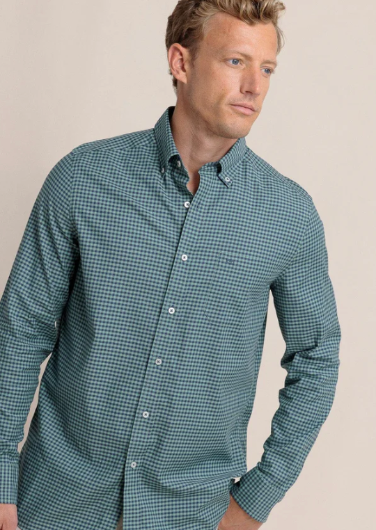 Stillwater Plaid Long Sleeve Sport Shirt