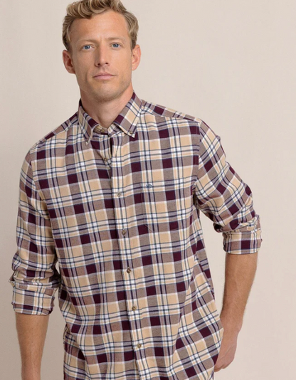Stillwater Plaid Long Sleeve Sport Shirt