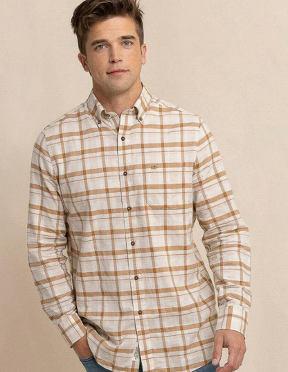 Stillwater Plaid Long Sleeve Sport Shirt