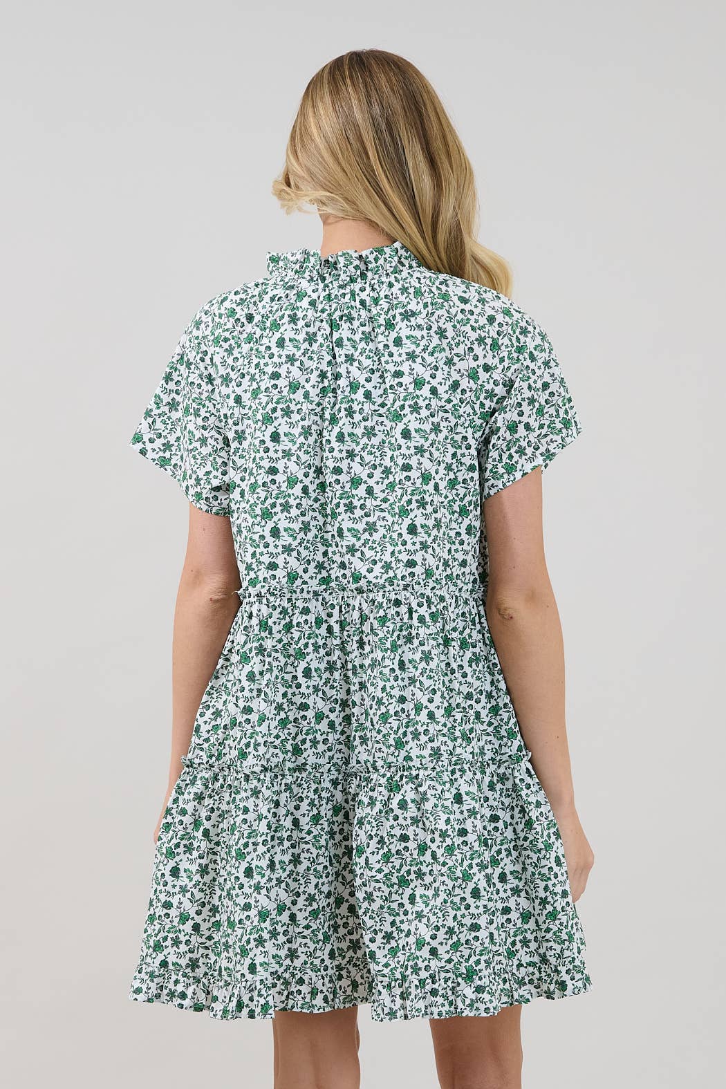 Pallas Poplin Tiered Mini Dress