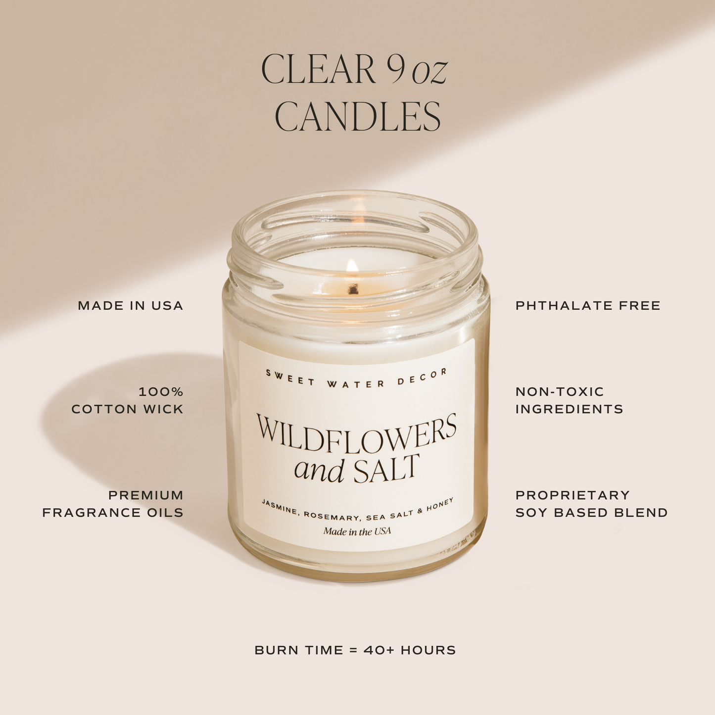 Hello Fall 9 oz Soy Candle - Fall Home Decor & Gifts