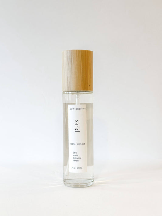 Sand - 4 oz Citrus + Teakwood Room & Linen Mist