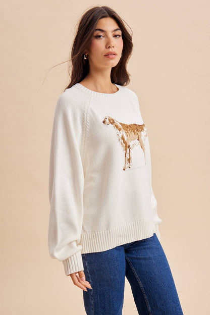 Knitted Retriever Sweater