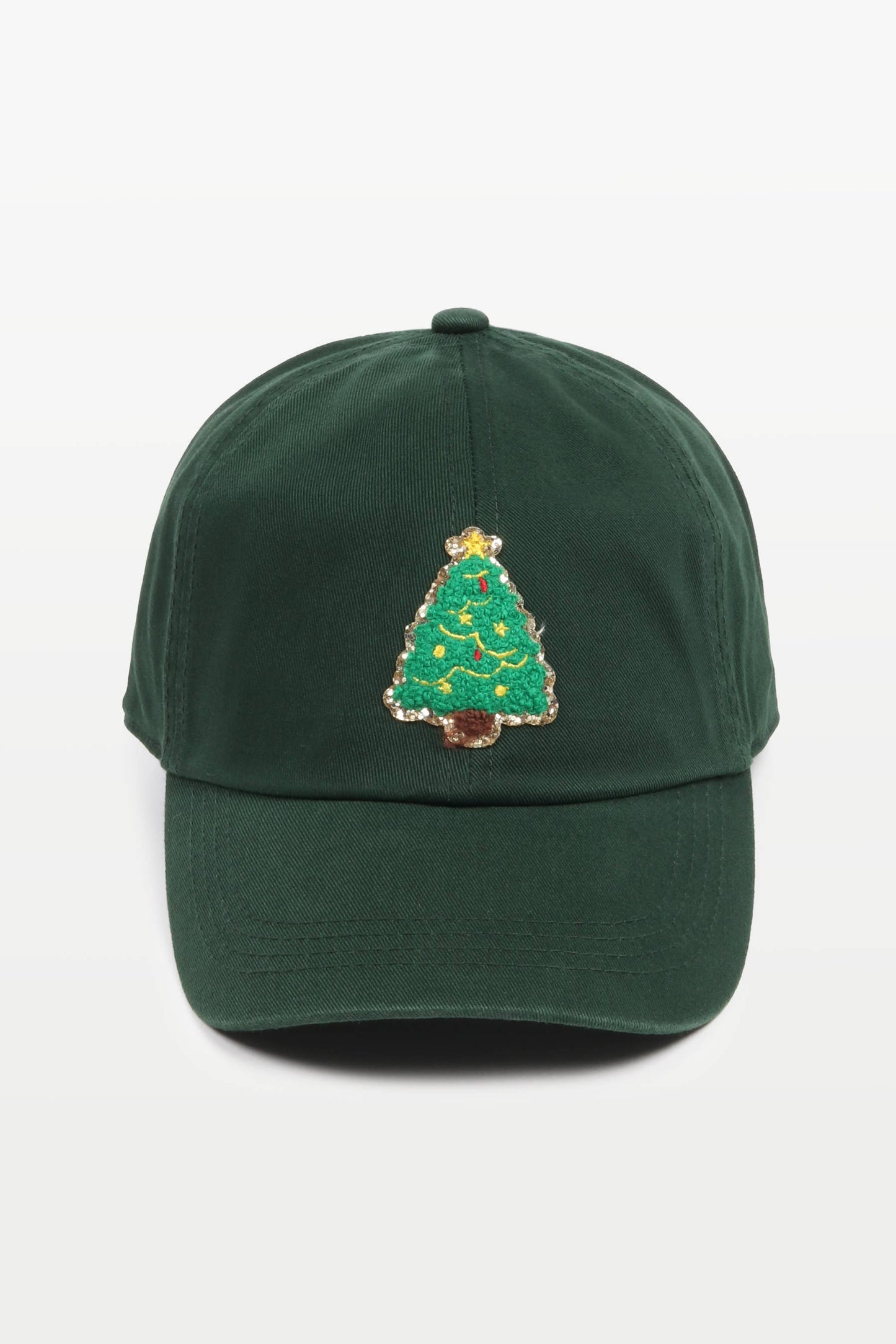 Christmas Tree Patch Baseball Caps