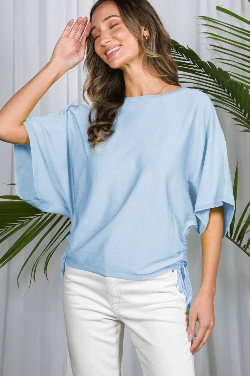 Pull Tie Dolman Sweater