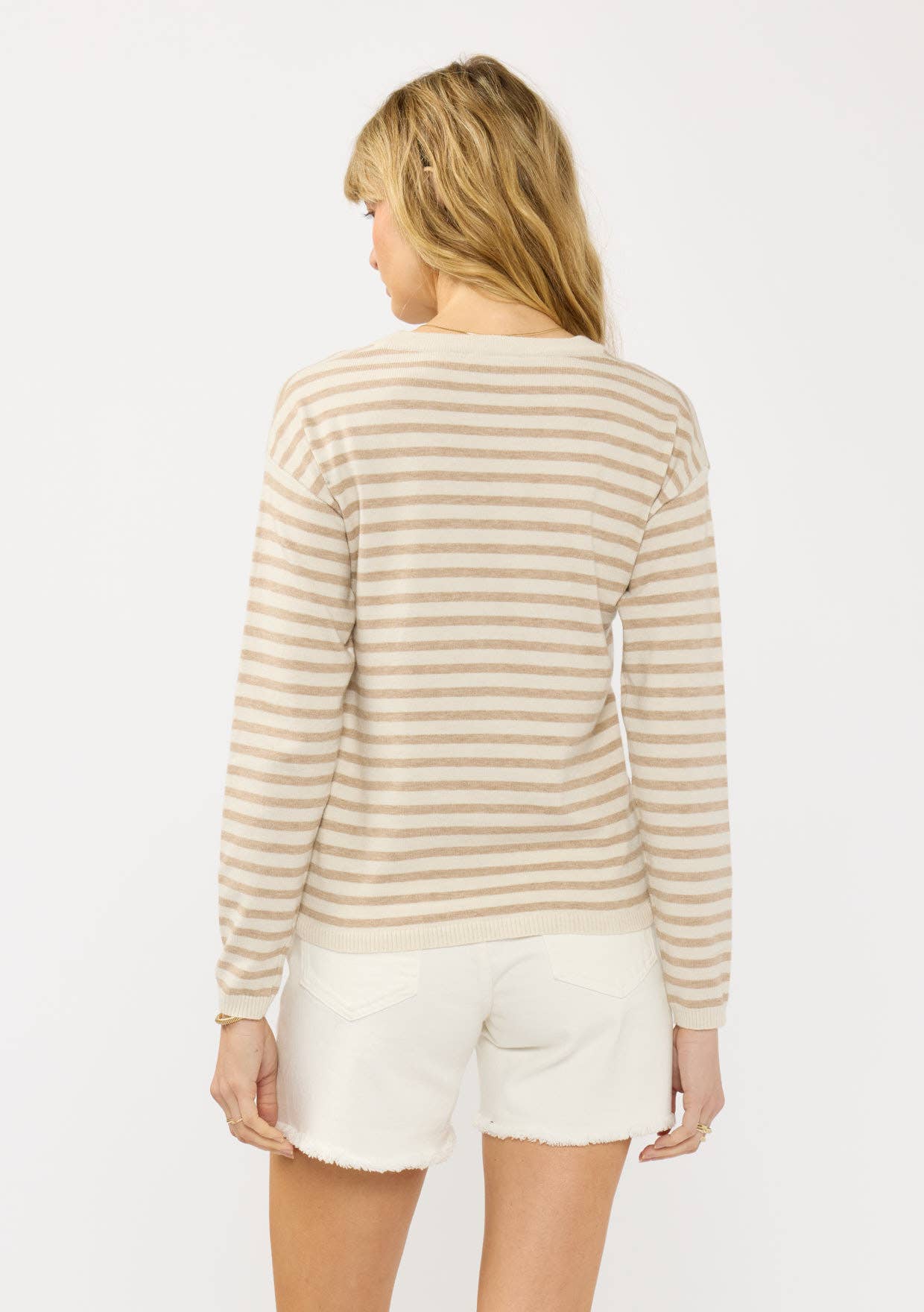 Front Knot Pullover Sweater