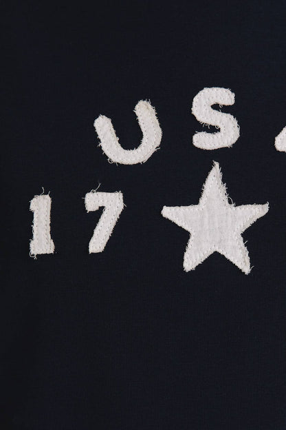 Crew Neck "USA" T-Shirt