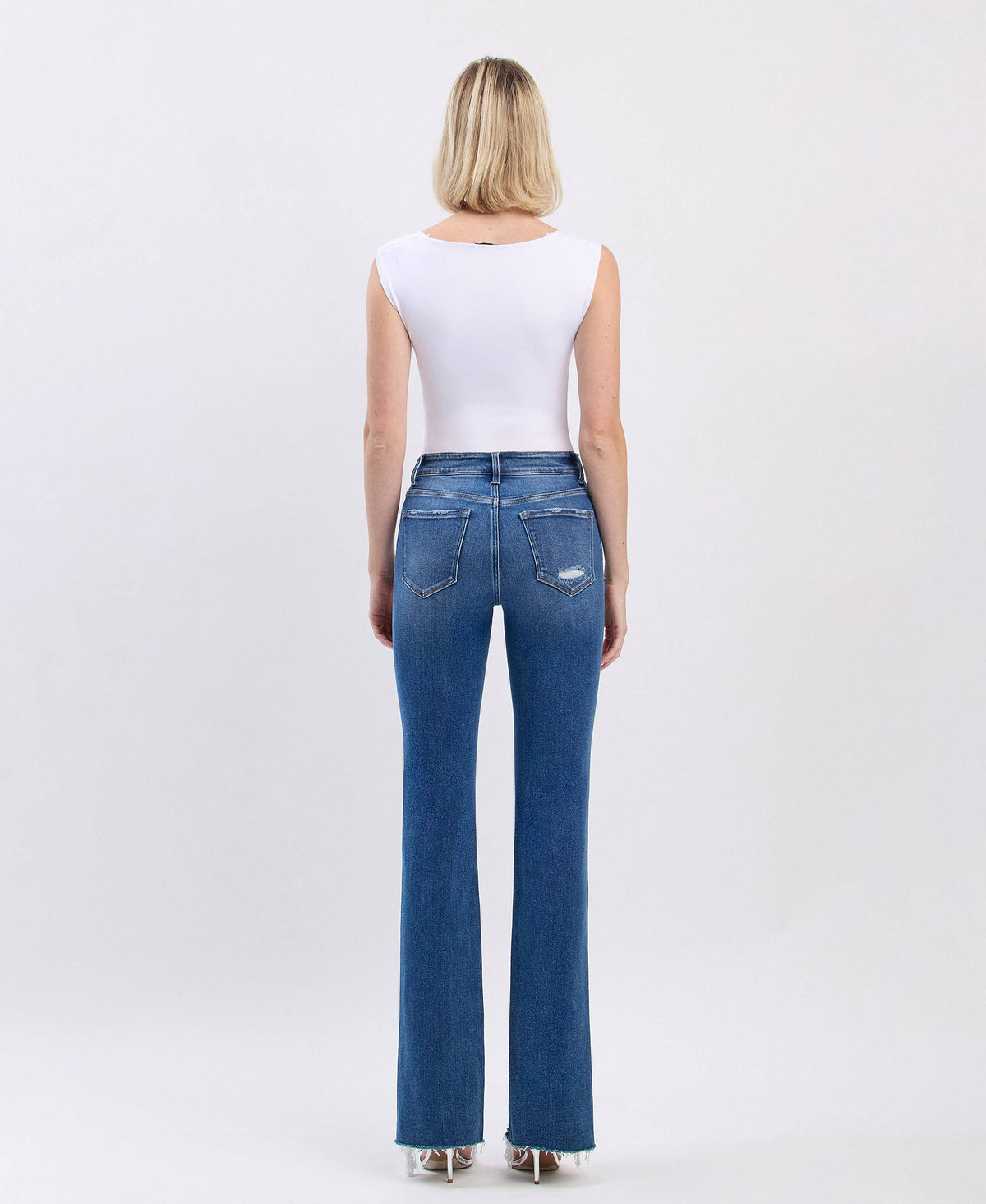 High Rise Boot Cut Jeans
