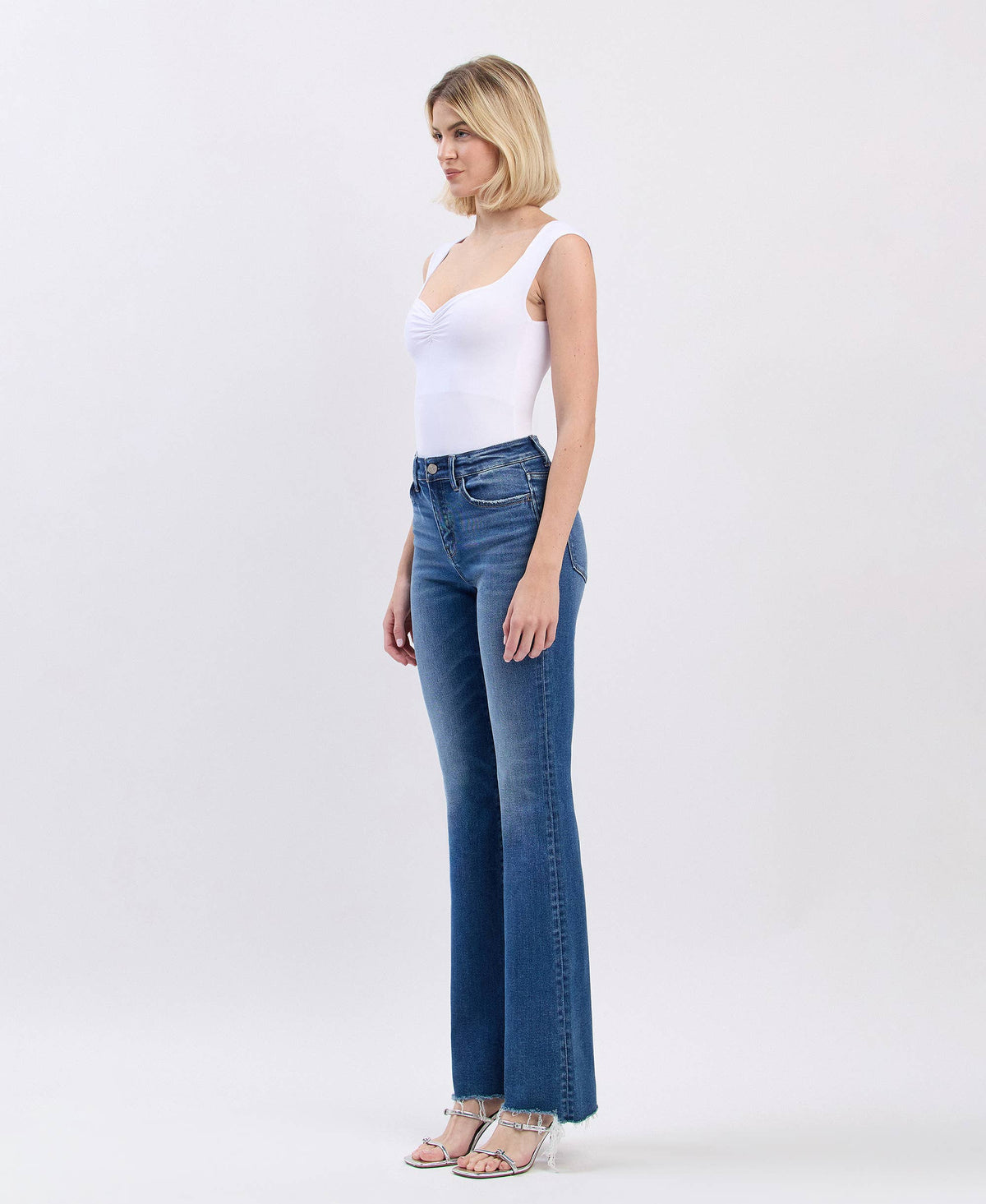 High Rise Boot Cut Jeans