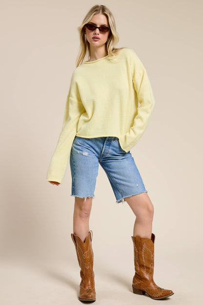 Essential Pullover Sweater Top