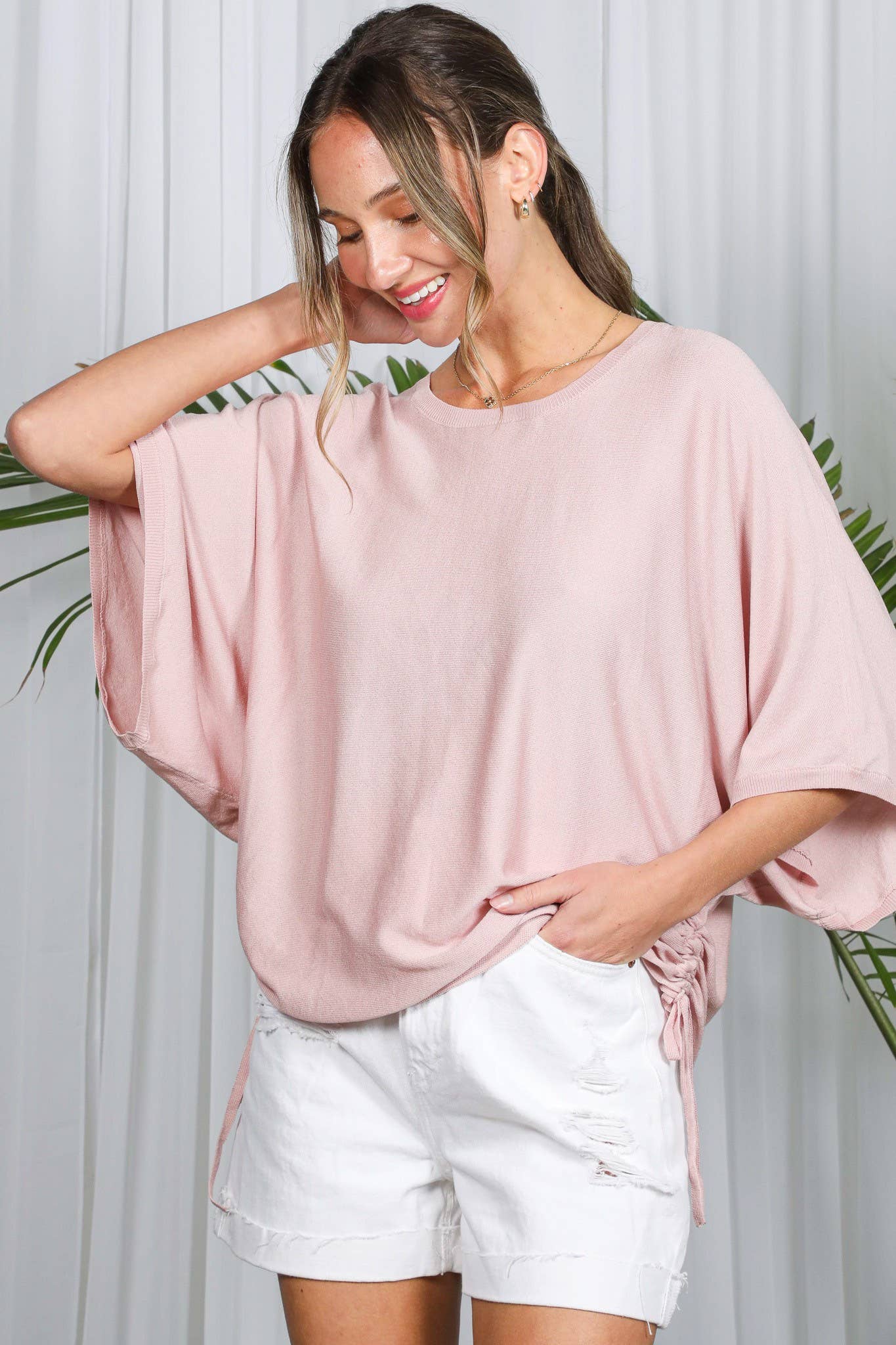 Pull Tie Dolman Sweater