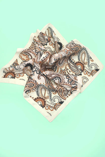Paisley Pink Bandana Scarf