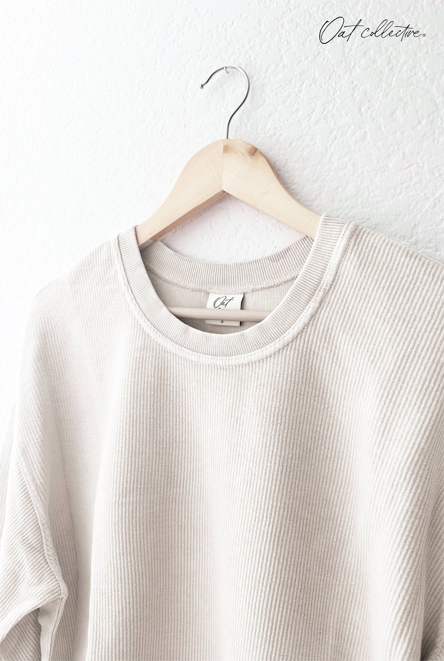 BONFIRES FLANNELS Cropped Thermal Vintage Pullover
