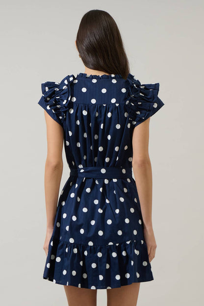Caryn Polka Dot Ivona Mini Dress