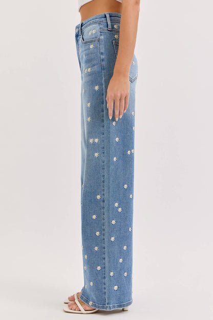 High Rise Embroidered WL