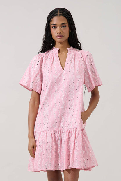 Azari Shift Mini Dress