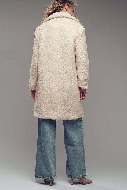 Cozy Longline Teddy Coat
