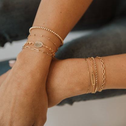 Gold Filled Luxe Beaded Bracelet