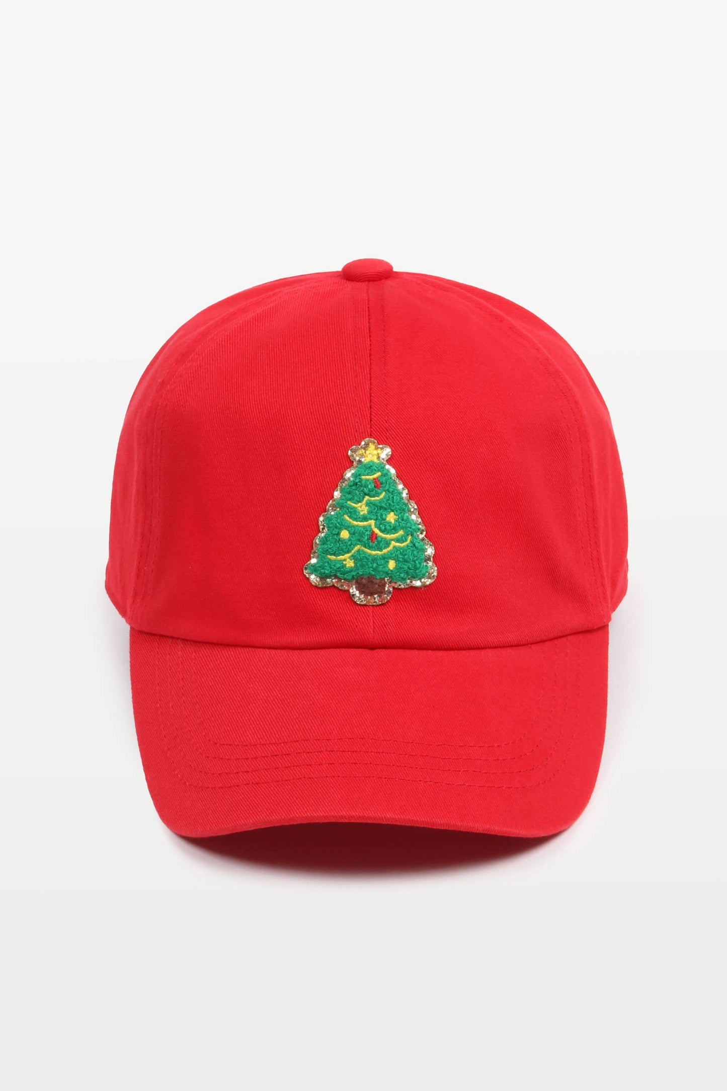 Christmas Tree Patch Baseball Caps