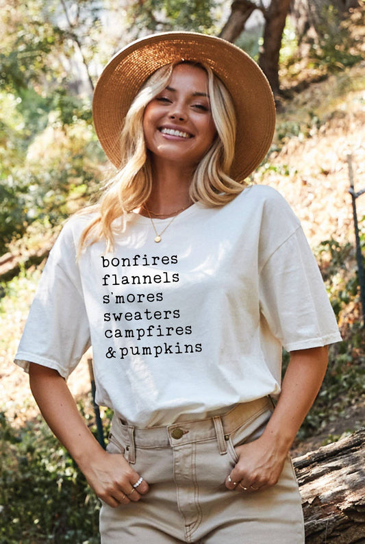 BONFIRES FLANNELS Mineral Graphic Top